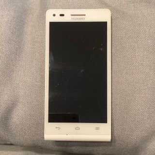 ファーウェイ(HUAWEI)のHUAWEI Ascend G6 SIMフリー　ホワイト(スマートフォン本体)