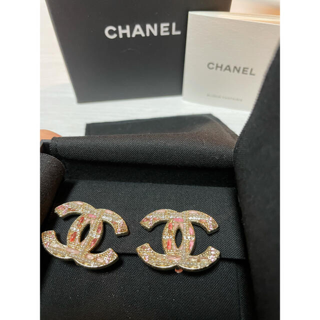 CHANEL ツイードイヤリング　正規品