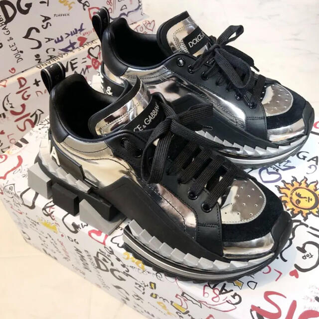 DOLCE&GABBANA - DG SUPER KING 定価 12万円 シルバー希少 確実 DOLCE&GABBANA - DG SUPER KING 定価 12万円 シルバー希少 確実