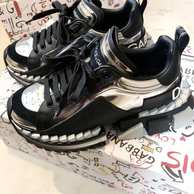 DOLCE&GABBANA - DG SUPER KING 定価 12万円 シルバー希少 確実 DOLCE&GABBANA - DG SUPER KING 定価 12万円 シルバー希少 確実