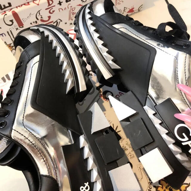 DOLCE&GABBANA - DG SUPER KING 定価 12万円 シルバー希少 確実 DOLCE&GABBANA - DG SUPER KING 定価 12万円 シルバー希少 確実