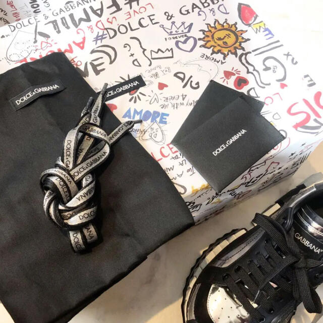 DOLCE&GABBANA - DG SUPER KING 定価 12万円 シルバー希少 確実 DOLCE&GABBANA - DG SUPER KING 定価 12万円 シルバー希少 確実