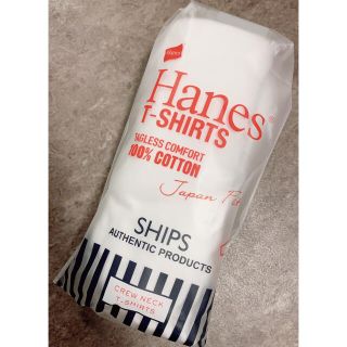 シップス(SHIPS)の【新品未使用】Hanes×SHIPS コットン クルーネック Tシャツ（2枚組）(Tシャツ(半袖/袖なし))