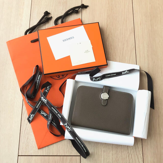 新作モデル Hermes ドゴンコンパクト happy】HERMESエルメス 【happy 財布