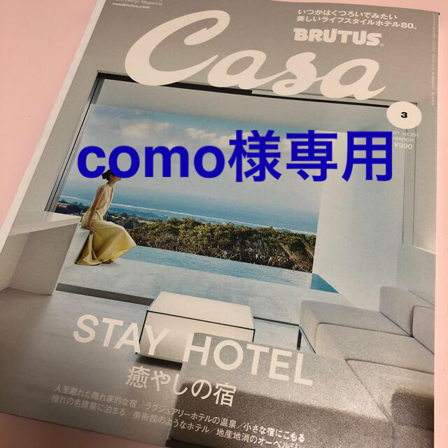 マガジンハウス(マガジンハウス)のCasa BRUTUS (カーサ・ブルータス) 2021年 03月号 エンタメ/ホビーの雑誌(生活/健康)の商品写真