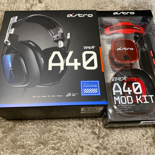 ASTRO Gaming PS5 ヘッドセット A40TR＋Mod Kit