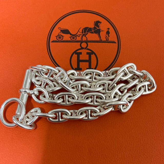 Hermes(エルメス)のエルメス　シェーヌダンクル　mm ネックレス　チョーカー メンズのアクセサリー(ネックレス)の商品写真