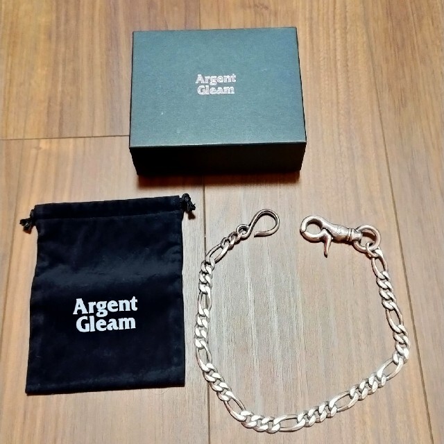 Argent Gleam ウォレットチェーン フィガロチェーン www.seedsindia.org