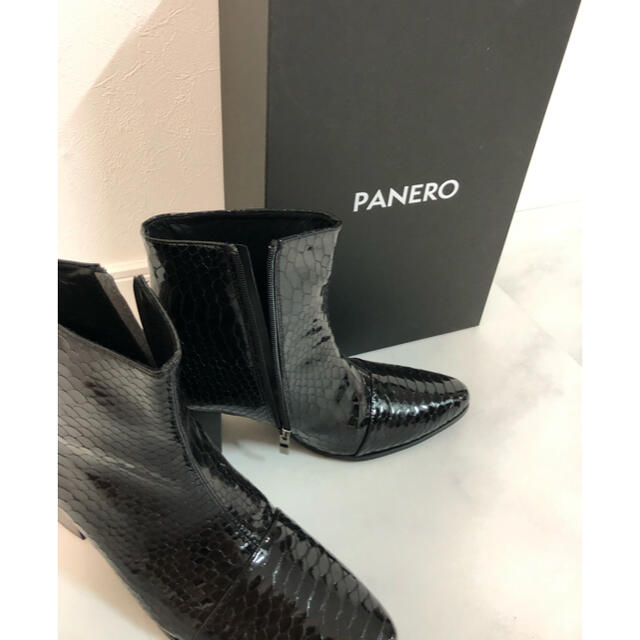 ダークブラウン 茶色 SNS話題!!新品未使用☆PANERO本革ブーツ - 通販