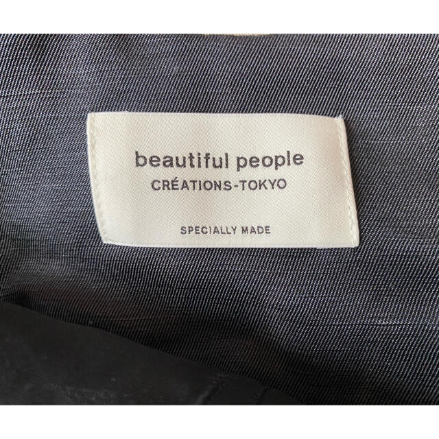 beautiful people(ビューティフルピープル)の美品beautiful peopleシルクリネンドレスワンピース Side-C レディースのワンピース(ひざ丈ワンピース)の商品写真