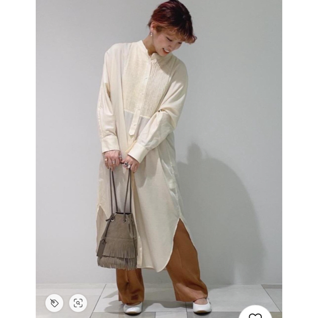 UNITED ARROWS green label relaxing(ユナイテッドアローズグリーンレーベルリラクシング)のサテンストラップワイドパンツ レディースのパンツ(カジュアルパンツ)の商品写真