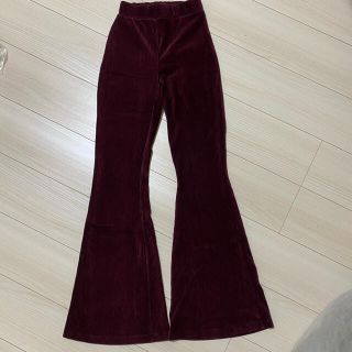 ベルシュカ(Bershka)のベロア　フレアパンツ　Bershka(カジュアルパンツ)