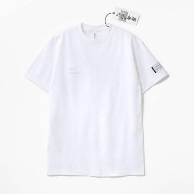 1LDK SELECT(ワンエルディーケーセレクト)のennoy スタイリスト私物　同色反転右胸刺繍Tシャツ 白 Lサイズ メンズのトップス(Tシャツ/カットソー(半袖/袖なし))の商品写真