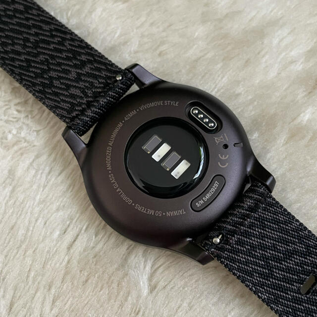 GARMIN(ガーミン)の【ほぼ新品】Garmin Vivomove Style ブラック メンズの時計(腕時計(デジタル))の商品写真