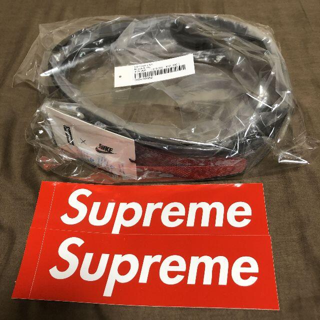 Supreme Nike Snakeskin Belt Black ベルト