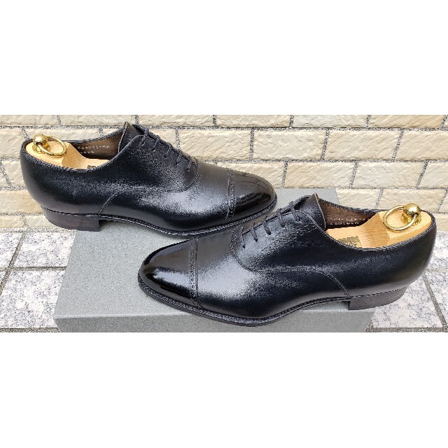 SANYO YAMACHO(サンヨウヤマチョウ)の三陽山長 弦六郎 サイズ8 (26cm) パンチドキャップトゥ セントラル靴 メンズの靴/シューズ(ドレス/ビジネス)の商品写真