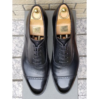 三陽山長 弦六郎 サイズ8 (26cm) パンチドキャップトゥ セントラル靴