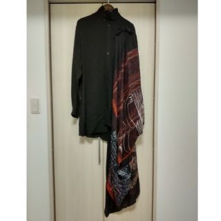 ヨウジヤマモト(Yohji Yamamoto)のYohji Yamamoto/ヨウジヤマモト 20aw シルクドレープシャツ(シャツ)