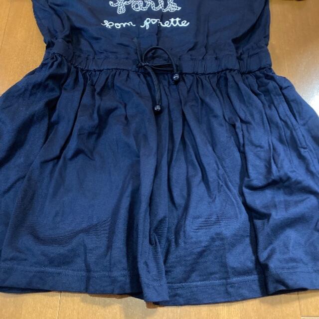 pom ponette(ポンポネット)のワンピース キッズ/ベビー/マタニティのキッズ服女の子用(90cm~)(ワンピース)の商品写真