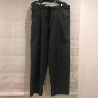 サンシー(SUNSEA)のSUNSEA N.M.DRAPEY STRAIGHT PANTS size2(スラックス)