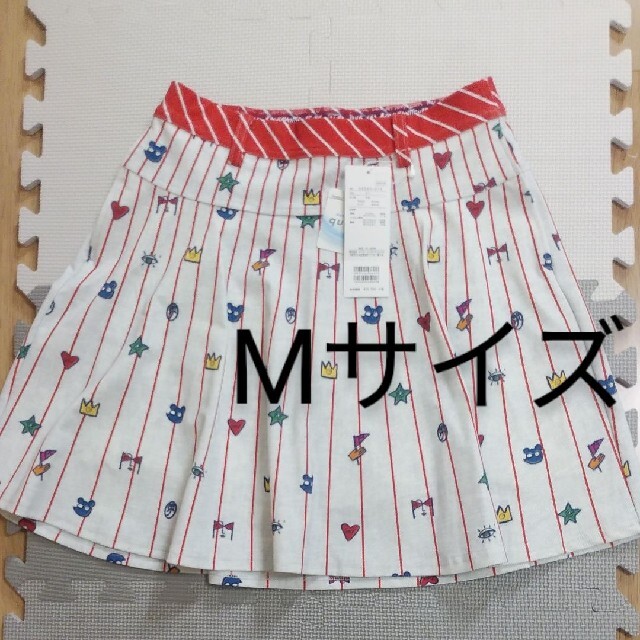新品■15,400円【ブラックアンドホワイト】スカート M/9号　ゴルフウェア