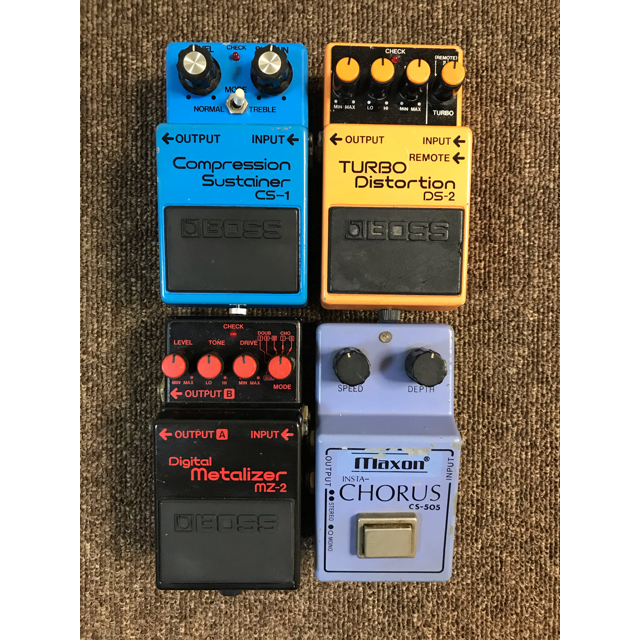 BOSS CS-1,DS-2J,MZ-2,Maxon CS-505 - エフェクター