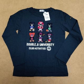 ダブルビー(DOUBLE.B)のaloha様専用☆ダブルBワッペン付き長袖シャツ　モスグリーン　日本製　新品(Tシャツ/カットソー)