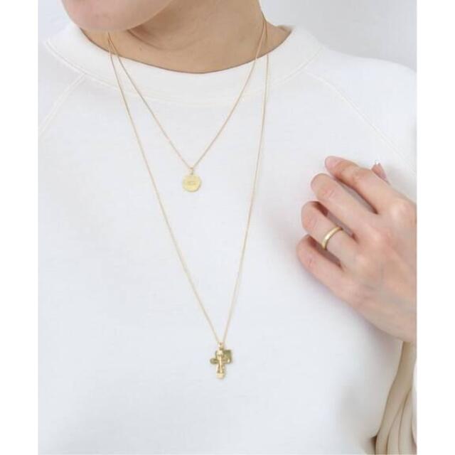 DEUXIEME CLASSE(ドゥーズィエムクラス)のDeuxieme Classe GIGI/ジジ　18K CROSS CHARM レディースのアクセサリー(ネックレス)の商品写真