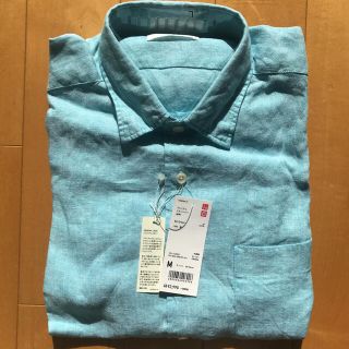 ユニクロ(UNIQLO)の新品 ユニクロ プレミアムリネンシャツ M(シャツ)