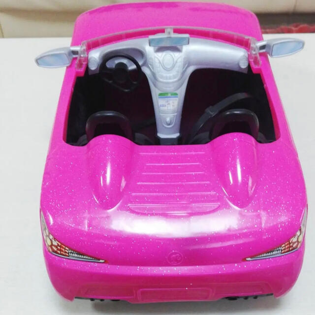 Barbie(バービー)のバービー  ピンクのオープンカー エンタメ/ホビーのおもちゃ/ぬいぐるみ(キャラクターグッズ)の商品写真