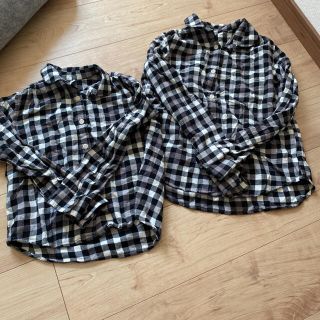 ユニクロ(UNIQLO)のユニクロ　お揃いシャツ２枚セット(ブラウス)