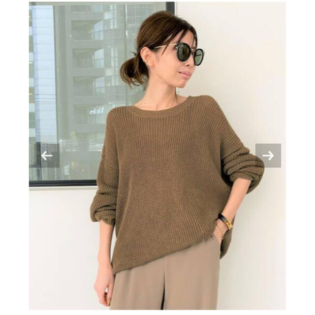 L'Appartement Linen Boys Knit ベージュ L'Appartement Linen Boys Knit ベージュ