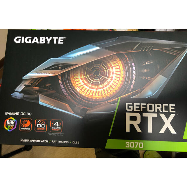 新品未開封 4年長期保証 GIGABYTE GeForce RTX3070