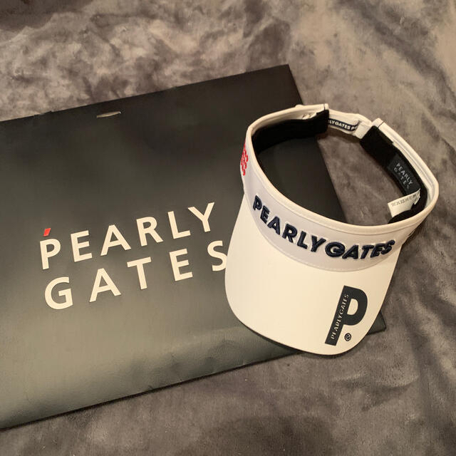 PEARLY GATES(パーリーゲイツ)のPEARYGATES♡サンバイザー スポーツ/アウトドアのゴルフ(その他)の商品写真