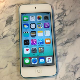 Apple - iPod touch 第5世代 16GB ブルー 青 本体のみの通販 by そう ...