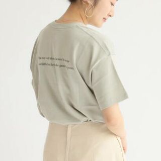 イエナ(IENA)の新品 IENA Le Petit Prince ロゴTシャツ C グリーン(Tシャツ(半袖/袖なし))