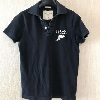 アバクロンビーアンドフィッチ(Abercrombie&Fitch)のアバクロ　紺　ポロシャツ(ポロシャツ)