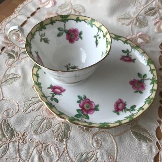 エインズレイ(Aynsley China)のエインズレイ AYNSLEY アンティーク カップ＆ソーサー テニスプレート(食器)