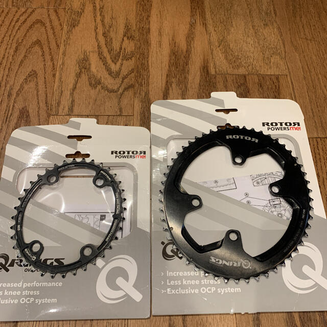 rotor  QRINGS 楕円　52/36 チェーンリング楕円