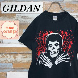 ギルタン(GILDAN)の【バンドTシャツ】GILDAN ロック Tシャツ ミスフィッツ 半袖　トップス(Tシャツ/カットソー(半袖/袖なし))