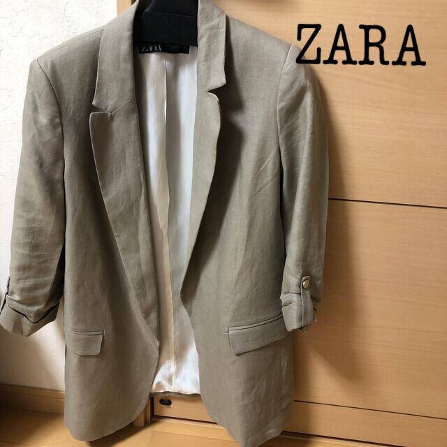 ZARA リネンジャケット 1