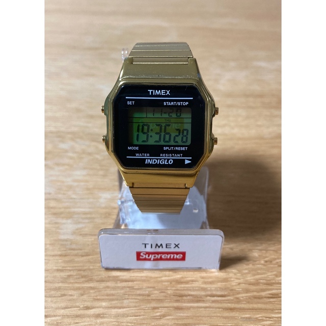 Supreme Timex DigitalWatch ゴールド