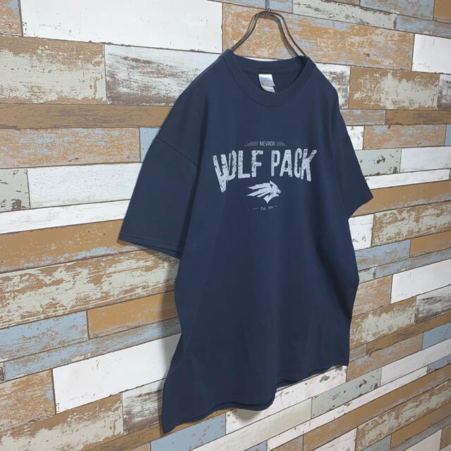 【90s】PORT&COMPANY ネバダ大学 Tシャツ 半袖 ベースボール メンズのトップス(Tシャツ/カットソー(半袖/袖なし))の商品写真