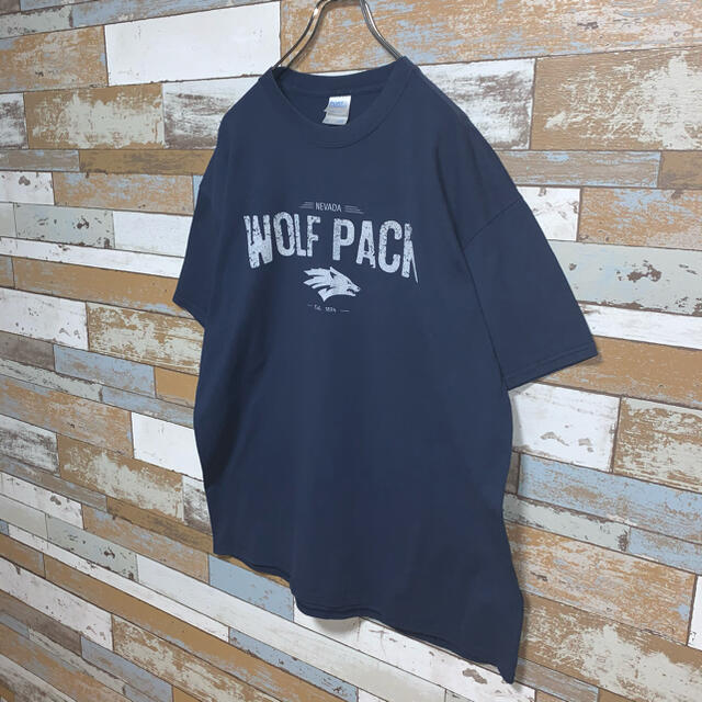 【90s】PORT&COMPANY ネバダ大学 Tシャツ 半袖 ベースボール メンズのトップス(Tシャツ/カットソー(半袖/袖なし))の商品写真