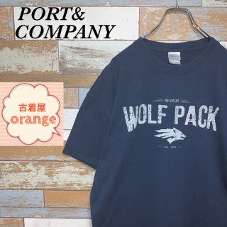 【90s】PORT&COMPANY ネバダ大学 Tシャツ 半袖 ベースボール(Tシャツ/カットソー(半袖/袖なし))