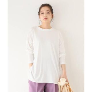 スピックアンドスパン(Spick & Span)のB.C STOCK 裾ラウンドロンTEE(Tシャツ(長袖/七分))