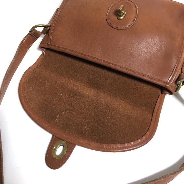 COACH(コーチ)のCOACH コーチ ビンテージ ショルダーバッグ 9908 ブラウン レザー レディースのバッグ(ショルダーバッグ)の商品写真