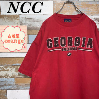 【90s】NCC Tシャツ　カレッジ　半袖　ビッグシルエット　トップス(Tシャツ/カットソー(半袖/袖なし))