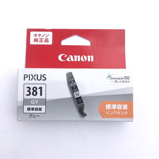 Canon(キヤノン)のCanonインクタンク　381GY 標準容量 スマホ/家電/カメラのPC/タブレット(PC周辺機器)の商品写真