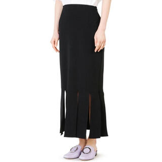 ルシェルブルー(LE CIEL BLEU)のルシェルブルー　スリット　スカート　Strip Form Knit Skirt(ロングスカート)